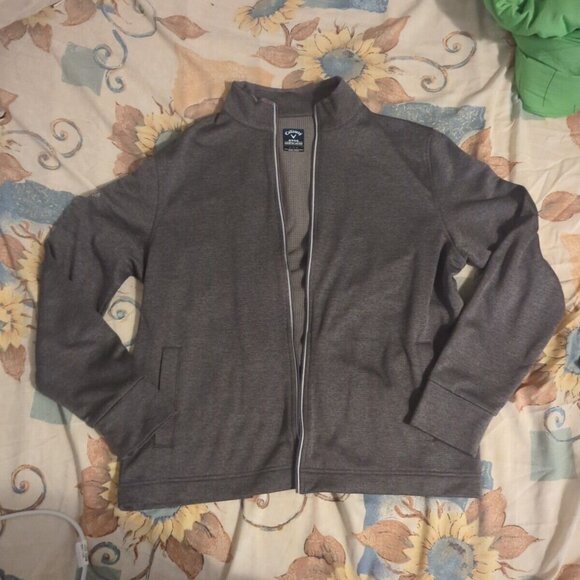 Callaway weather series full zip Grey Men Size Medium - Picture 1 of 10